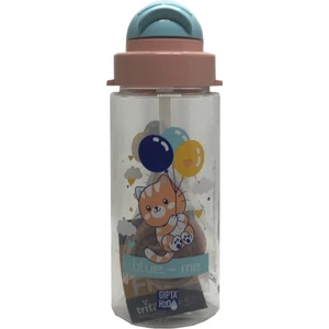 Blue-Me Tritan Desenli Pipetli Matara 500 cc