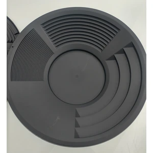 İn Mekanik Gold Gold Pan Altın Eleme Yıkama Tavası Dere ve Akarsularda Altın Arama Tavası Siyah Renk