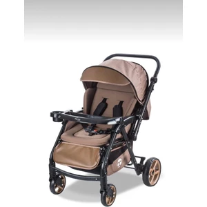 Baby Care Maxi Pro Keten Kumaş Çift Yönlü Bebek Arabası