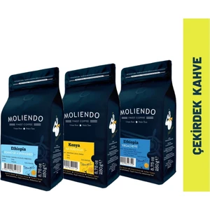 Moliendo Afrika Kahveleri Avantaj Paketi (Çekirdek Kahve) 3*250 g