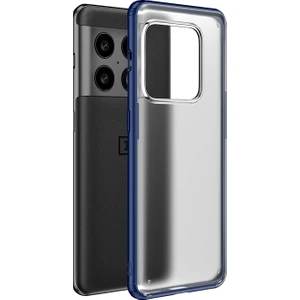 Oneplus 10 Pro Luna Serisi Köşe Korumalı Sert Rubber Kılıf - Mavi