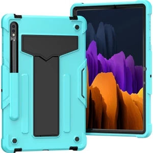Szykd Samsung Galaxy Tab Için S8 / Galaxy Tab S7 T870 / T875 T-Şekilli Braket Kontrast Renk Darbeye Dayanıklı Pc + Silikon Koruyucu Kılıf (Yurt Dışından)