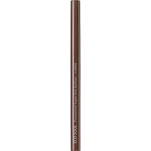 The Saem Uzun Süreli Kalıcı Süper Ince Eyeliner - Eco Soul Powerproof Super Slim Eyeliner - Thrill Brown