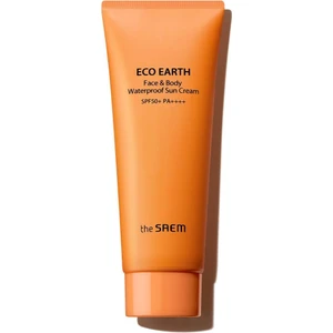 The Saem Suya Dayanıklı Yüz Vücut  Güneş Koruyucu 100 gr - Eco Earth Face & Body Waterproof Spf 50+ ve Pa++++