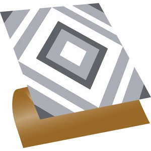 Kendinden Yapışkanlı Geometrik 04 Desenli Pvc Karo 30X30 cm (4 Adet) 0,36 M2