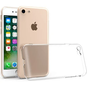 Apple iPhone 7 8 Kılıf Şeffaf Silikon Kamera Korumalı 3D