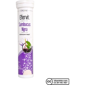 Efervit Sambucus Nigra Efervesan 20 Tablet