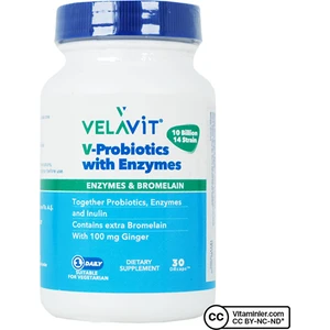 V-Probiotics With Enzymes 30 Kapsül