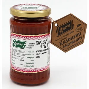Kuşburnu Marmelatı Şekersiz 400 G.