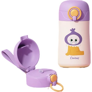 400 ml. Paslanmaz Çelik Taşınabilir Yalıtımlı Çocuk Suluklar Mataralar (Yurt Dışından)