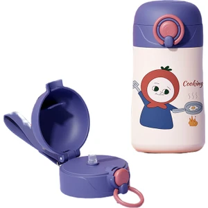 400 ml. Paslanmaz Çelik Taşınabilir Yalıtımlı Çocuk Suluklar Mataralar (Yurt Dışından)