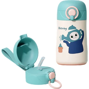 400 ml. Paslanmaz Çelik Taşınabilir Yalıtımlı Çocuk Suluklar Mataralar (Yurt Dışından)