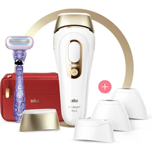 Silk Expert Pro 5 PL5387 400.000 Atımlı 4 Başlıklı Yeni Nesil Ipl + Tasarım Çanta İthalatcı Garantili