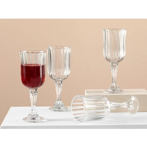 English Home Ricco Cam 4'lü Kadeh 210 ml Şeffaf