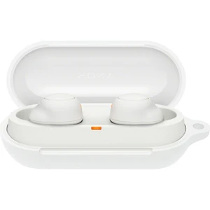 PLZ Shop Sony WF-C500 Beyaz Için Bluetooth Kulaklık Silikon Kılıf