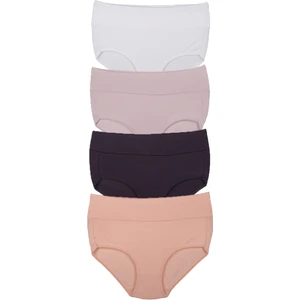 Vanilya Secret Yüksek Bel Toparlayıcı Pamuk 4 Lü Paket