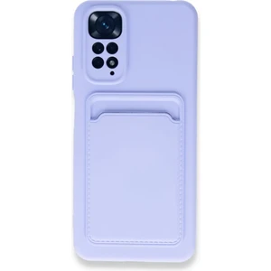 M.TK Moveteck Xiaomi Redmi Note 11 Pro Uyumlu Kılıf Kamera Lens Korumalı Kartvizitli Ince Silikon Kapak Cüzdan Renkli Yumuşak Soft Mat Yeni Tasarım