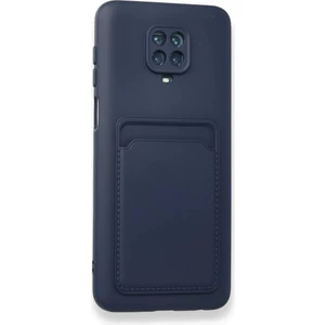 M.TK Moveteck Xiaomi Redmi Note 9s Uyumlu Kılıf Kamera Lens Korumalı Kartvizitli Ince Silikon Kapak Cüzdan Renkli Yumuşak Soft Mat Yeni Tasarım