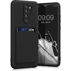 M.TK Moveteck Xiaomi Redmi Note 8 Pro Uyumlu Kılıf Kamera Lens Korumalı Kartvizitli Ince Silikon Kapak Cüzdan Renkli Yumuşak Soft Mat Yeni Tasarım
