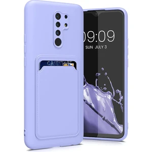 M.TK Moveteck Xiaomi Redmi Note 8 Pro Uyumlu Kılıf Kamera Lens Korumalı Kartvizitli Ince Silikon Kapak Cüzdan Renkli Yumuşak Soft Mat Yeni Tasarım