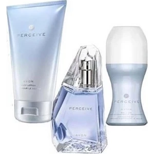 Perceive Kadın Parfüm Losyon Rollon Deodorant Set 50 ml EDP Hediyelik Set