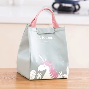 Hi Stores Desen Baskılı Taşınabilir Isı Yalıtımlı Piknik Çantası - Gri (Yurt Dışından)