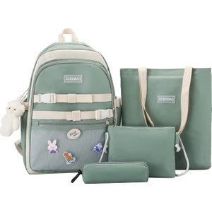 Erkek Kız Büyük Kapasiteli Dört Parçalı Sırt Çantası (Yurt Dışından)