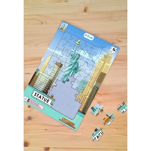 Canlanan Puzzle - Statue Of Liberty - Özgürlük Anıtı (Sürpriz Pırıl )