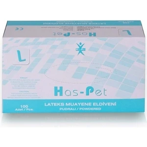 Lateks Eldiven Pudralı L Beden 100LÜ