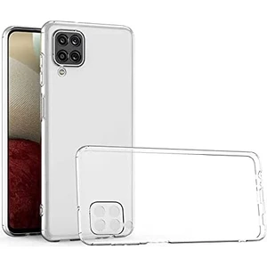 Samsung Galaxy M22 Kılıf Şeffaf Silikon Kamera Korumalı 3D