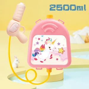 Oyuncak Tabanca Çocuk Sırt Çantası Su Tabancası Büyük Kapasiteli Desen Sızdırmaz Su Tabancası 2500 ml. (Yurt Dışından)