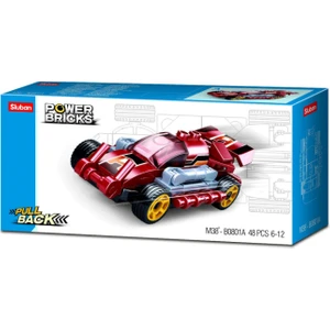 Power Araba 48 Parça Çek Bırak