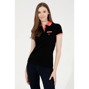 U.S. Polo Assn. Kadın Siyah T-Shirt 50248051-VR046