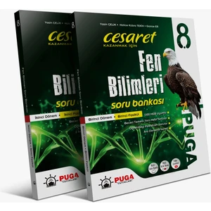Puga Yayıncılık 8. Sınıf Fen Bilimleri 2'li Soru Bankası Seti