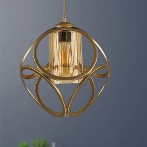 Aydın Tekli Avize Eskitme Bal Akrilik