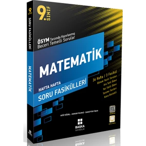 Başka Yayınları 9.Sınıf Matematik Hafta Hafta Soru Fasikülleri