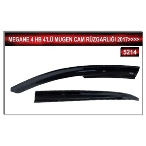 Megane 4 Hb 4'lü Mugen Cam Rüzgarlığı 2017 ve Üzeri