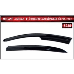 Megane 4 Sedan 4'lü Mugen Cam Rüzgarlığı 2017 ve Üzeri