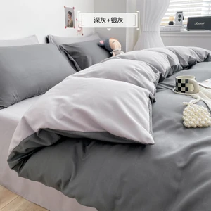 Düz Renk Nevresim Takımı Üç Parçalı Set