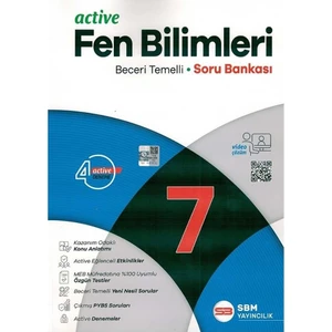 SBM Yayınları Sbm  7. Sınıf Active Fen Bilimleri Soru Bankası (Beceri Temelli)