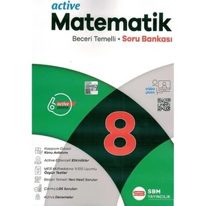 SBM Yayınları Sbm  8. Sınıf Active Matematik Soru Bankası (Beceri Temelli)