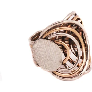 Sümer Telkari Çılgın Halkalar Tasarım Gümüş Yüzük 1452