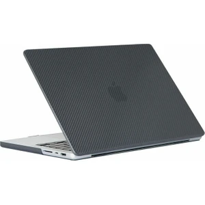 Macbook Air 13 2020 A2337 M1 Işlemcili Koruma Karbon Kılıfı Hardcase Kapak