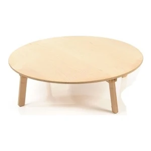 70 cm Ahşap Yer Sofrası Natural Masa Ahşap Sofra