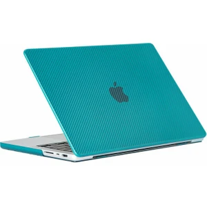 Macbook Pro 13 2020 A2338 M1 Işlemcili Koruma Karbon Kılıfı Hardcase Kapak