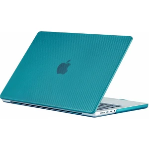 Macbook Pro 14.2 İnç A2442 / A2779 / A992 / A2918 / A3112 / A3185 / A3401  Kasa koruma KARBON kılıf yeşil