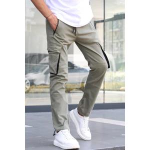 Açık Yeşil Kargo Cep Jogger Pantolon 5791