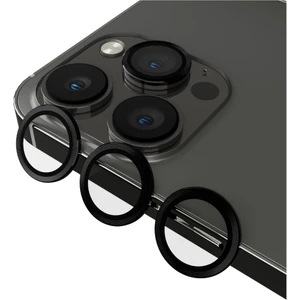 Apple iPhone 13 Pro Max Mercek Lens Kamera Koruyucu Siyah