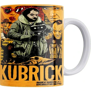 Stanley Kubrick Baskılı %100 Porselen Kupa