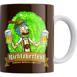 Rick And Morty Baskılı %100 Porselen Kupa